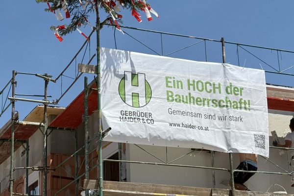 Gleichenfeier in Enzesfeld-Lindabrunn