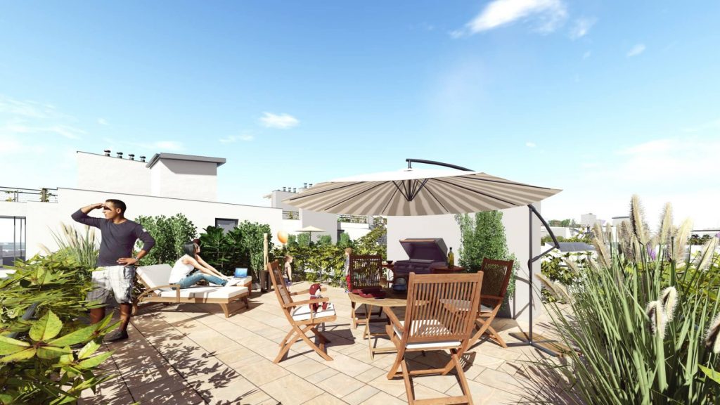 Schwechat atlas Stadtgarten Dachterrasse 01